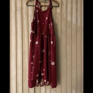 Torrid Magenta Colored Floral Dress Size 3